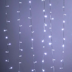 30ft Cool White 100 LED Connectable String Lights, 120V Fairy Lights