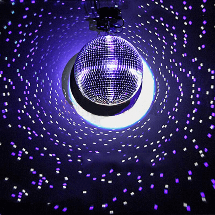 24" Large Silver Foam Disco Mirror Ball With Hanging Swivel Ring, Holiday Party Decor
