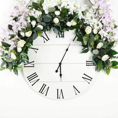 40" Artificial Eucalyptus Willow Leaf Ranunculus Flower Garland Vine
