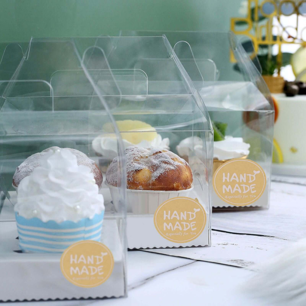 500Pcs 1.5" Handmade Especially For You Stickers Roll, Cookie and Bakery Box Labels - Round