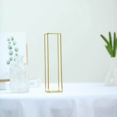 8" Tall Gold Freestanding 3D Decorative Wire Letter, Wedding Centerpiece - I