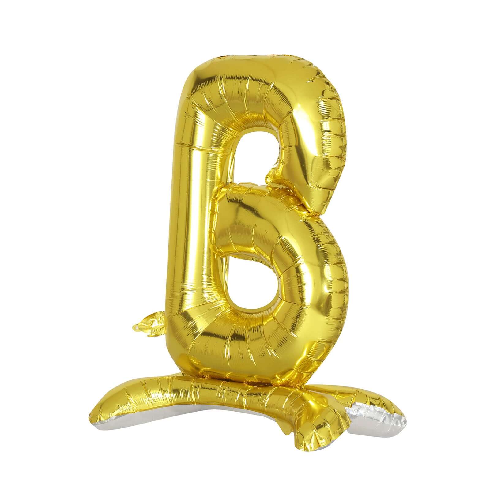 27" Gold Self Standing Helium Air Mylar Foil Letter and Number Balloons