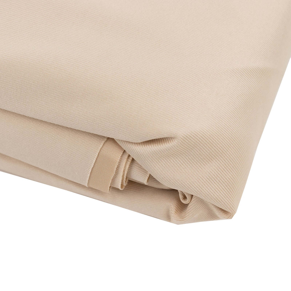 Beige Scuba Polyester Fabric Roll, Wrinkle Free DIY Craft Fabric Bolt- 60"x10 Yards