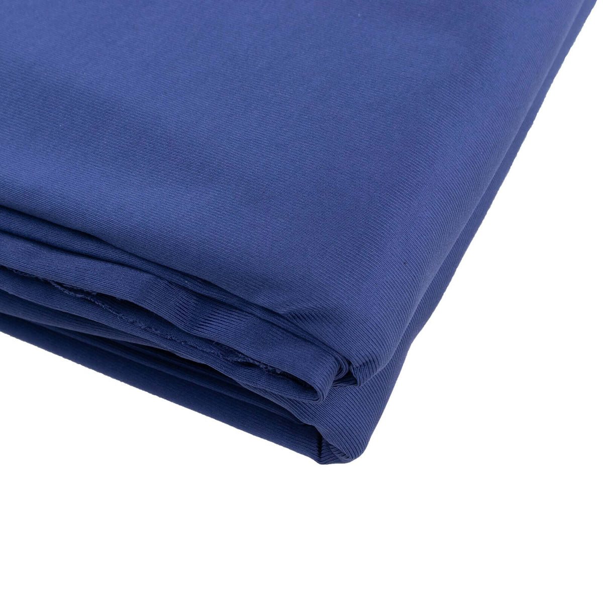 Navy Blue Scuba Polyester Fabric Roll, Wrinkle Free DIY Craft Fabric Bolt- 60"x10 Yards