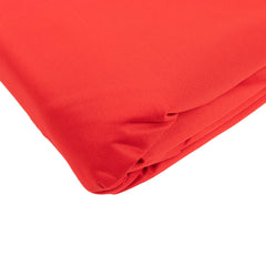 Red Scuba Polyester Fabric Roll, Wrinkle Free DIY Craft Fabric Bolt- 60"x10 Yards